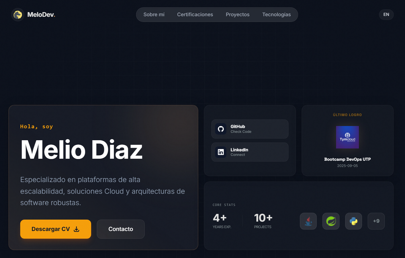 MeloDev Portfolio